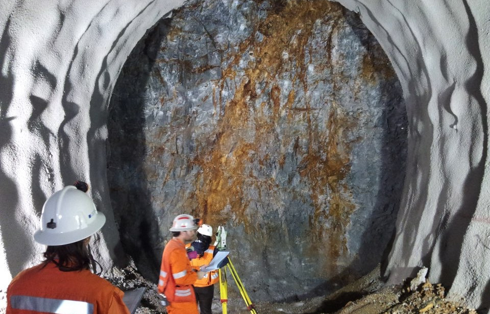 El Teniente Copper Mine - New Access tunnels