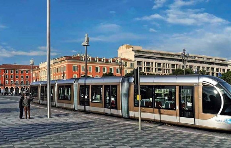 Tramway of Nice. Underground Section of Line 2